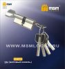 Личинка  с перфо-ключём MSM CW60 SN матовый никель подробнее о модели