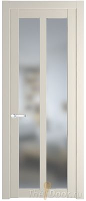 Дверь Profil Doors 1.7.2PD цвет Кремовая Магнолия (RAL 120-04) стекло Матовое