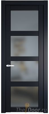Дверь Profil Doors 2.4.2PD цвет Нэви Блу (RAL 7016) стекло Матовое