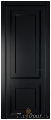 Дверь Profil Doors 27PE цвет Блэк кромка Черный матовый RAL9005