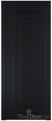 Дверь Profil Doors 28PE цвет Блэк кромка Черный матовый RAL9005