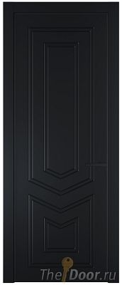 Дверь Profil Doors 29PE цвет Блэк кромка Черный матовый RAL9005