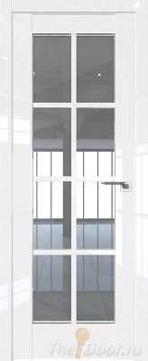 Дверь Profil Doors 101L Белый Люкс стекло Прозрачное