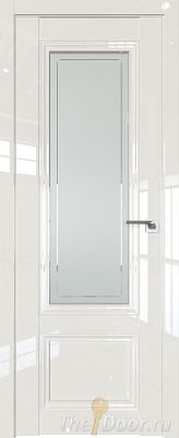 Дверь Profil Doors 2.103L Магнолия Люкс стекло Гравировка 4