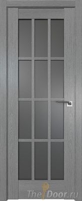 Дверь Profil Doors 102XN Грувд Серый стекло Графит