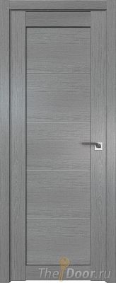 Дверь Profil Doors 2.11XN Грувд серый стекло Матовое