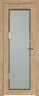 Дверь Profil Doors 2.19XN Каштан Натуральный стекло Square Матовое