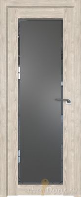 Дверь Profil Doors 2.19XN Каштан Светлый стекло Square Графит
