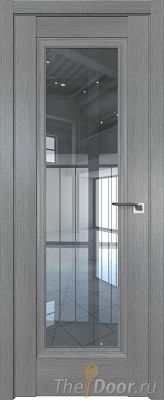 Дверь Profil Doors 2.35XN Грувд Серый стекло Прозрачное