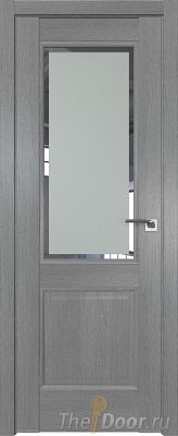 Дверь Profil Doors 2.42XN Грувд Серый стекло Square Матовое