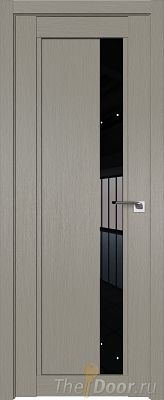 Дверь Profil Doors 2.71XN Стоун стекло Черный Триплекс