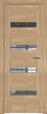 Дверь Profil Doors 2.81XN Каштан Натуральный стекло Прозрачное