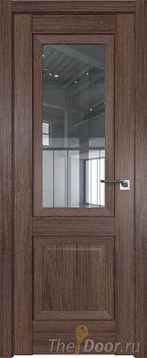 Дверь Profil Doors 2.88XN Салинас Тёмный стекло Прозрачное