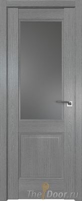 Дверь Profil Doors 90XN Грувд Серый стекло Графит