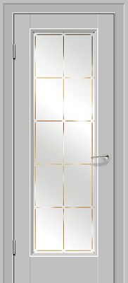 Дверь Profil Doors 92U ШеллГрей стекло Гравировка 1